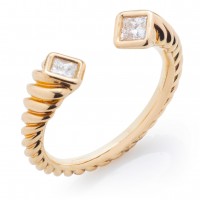 Princess Diamond Rope Open Band