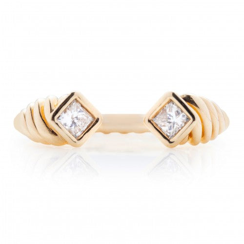 Princess Diamond Rope Open Band