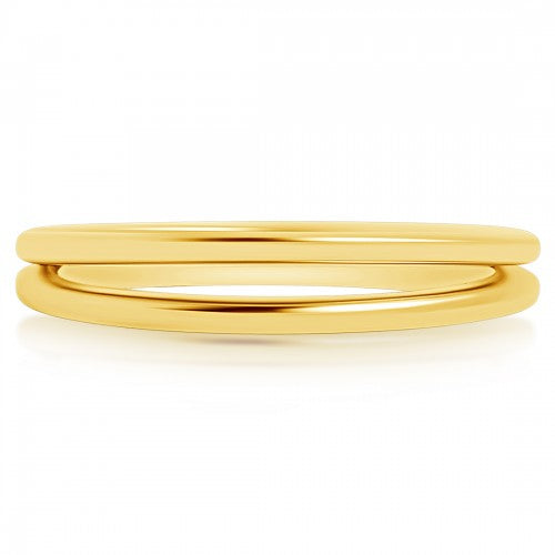 Solid Split Band Ring