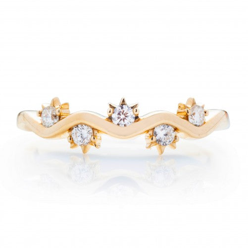 Diamond Sunrise Ring