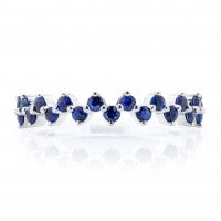 Sapphire Zig Zag Ring