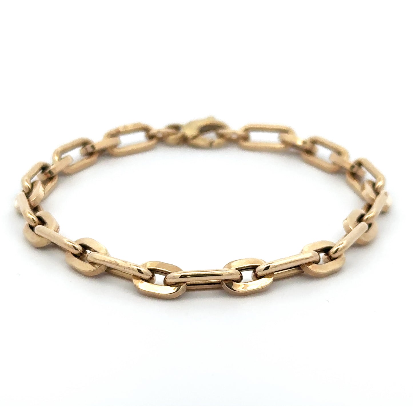 Gold Paper Clip Bracelet