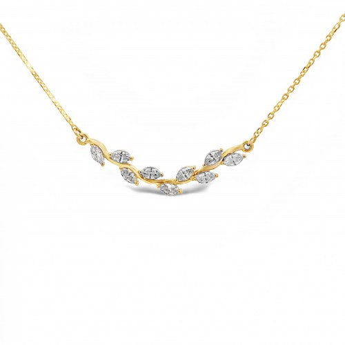 Marquise Diamond Vine Necklace