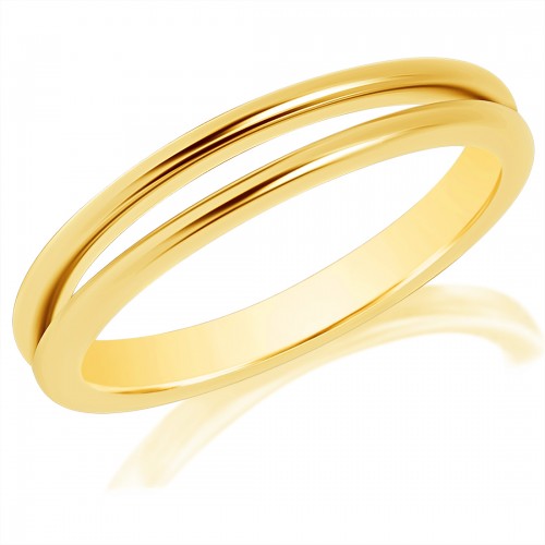 Solid Split Band Ring